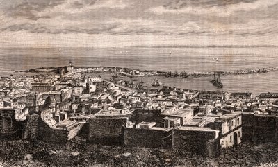 Algier - Algerien - Gravur in „La France illustree: geographie, histoire, administration statistique“ von V.A. Malt-Brown. 1884 von French School