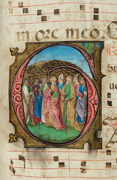 Allerheiligen, Graduale, f.85 von French School
