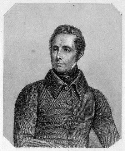 Alphonse de Lamartine, französischer Dichter. In „L