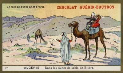 Unter den Sanddünen von Biskra, Algerien von French School