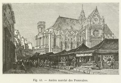 Ehemaliger Markt der Prouvaires von French School