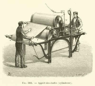 Vorbereitung der Stoffe, Zylinder von French School