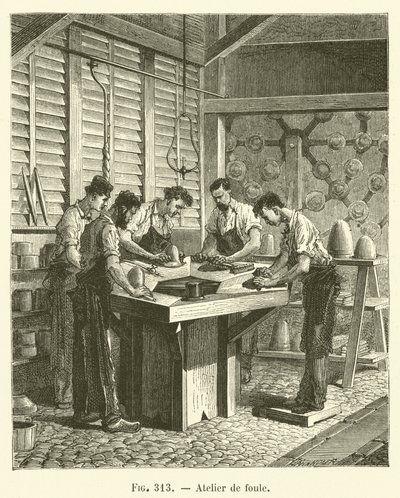 Werkstatt der Menge von French School