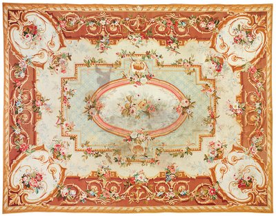 Aubusson-Teppich, letztes Viertel des 19. Jahrhunderts von French School