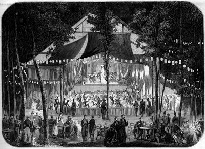 Ball organisiert im Militärlager von Chalons, Marne (51) von French School