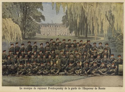 Kapelle des Preobrazhensky-Regiments der russischen Kaiserlichen Garde von French School