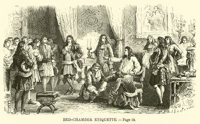 Etikette im Schlafzimmer von French School