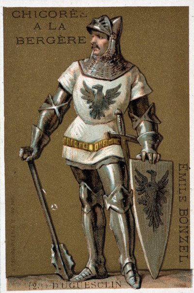 Bertrand du Guesclin (Duguesclin) (ca. 1320-1380). Konstabler von Frankreich von French School
