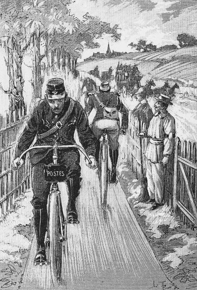 Fahrradweg für Briefträger: Swift-Projektstrecke von M. Berruyer von French School