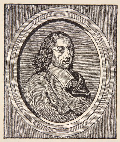 Blaise Pascal, Illustration aus Histoire de la Nation Francaise, Sciences, Bände I & II, von Gabriel Hanotaux, 1924 von French School