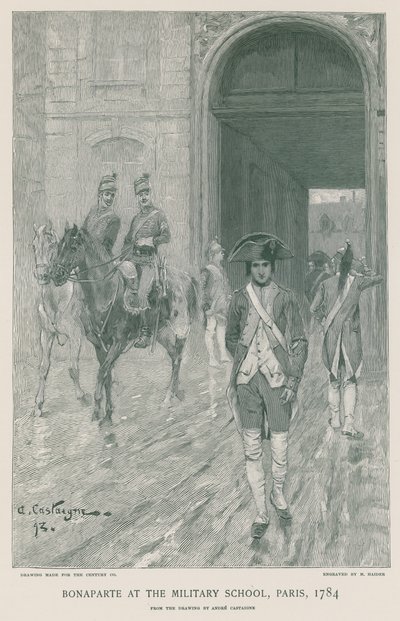 Bonaparte an der Militärschule von French School