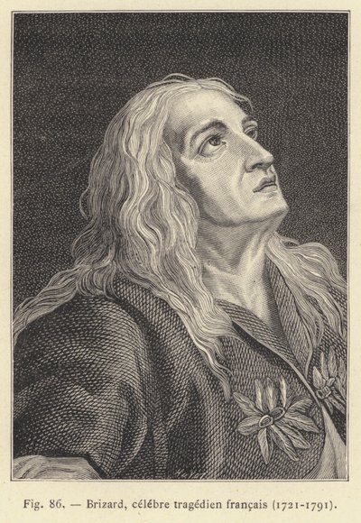 Brizard, berühmter französischer Tragödienschauspieler von French School