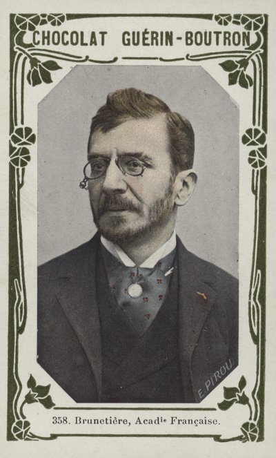 Brunetiere, Académie Française von French School