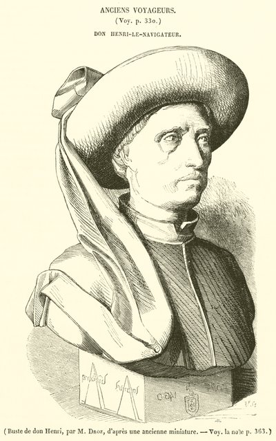 Büste von Don Henri von French School