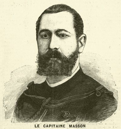 Kapitän Pierre Masson, französischer Soldat und Entdecker von French School