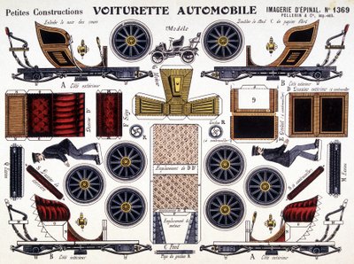 Autowagen: Kleine Konstruktionen. 19. Jahrhundert. von French School