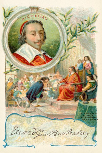 Kardinal Richelieu gründet die Académie Française von French School