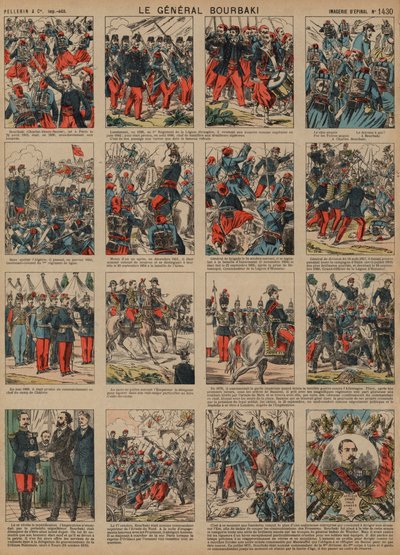 Laufbahn des französischen Generals Charles-Denis Bourbaki von French School