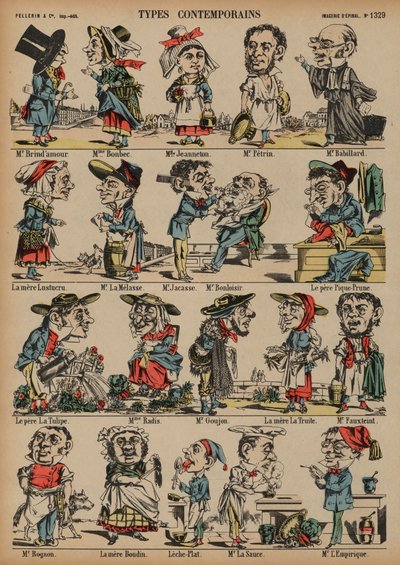 Karikaturen von French School