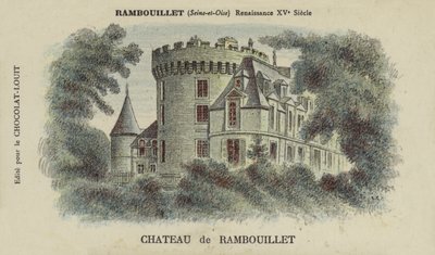 Schloss Rambouillet, Rambouillet, Seine-et-Oise von French School