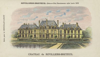 Schloss Revilliers-Breteuil, Revilliers-Breteuil, Seine-et-Oise von French School