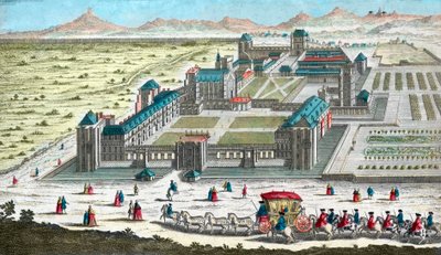 Schloss Vincennes bei Paris - im 18. Jahrhundert von French School