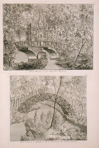 Chinesische Brücke bei Attichi, aus 