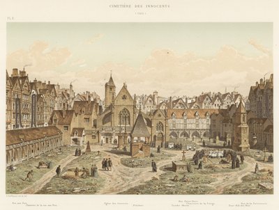 Friedhof der Unschuldigen, 1550 von French School