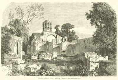 Römischer Friedhof in Arles (Stich) von French School