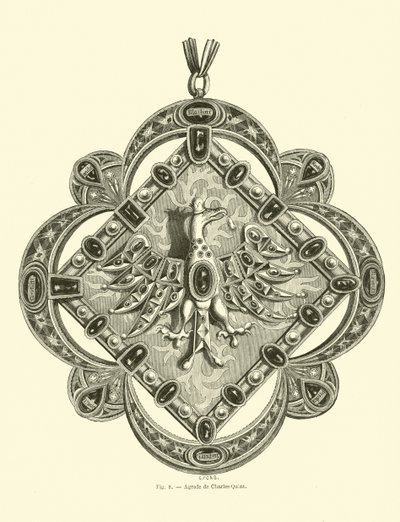 Schließe von Kaiser Karl V. von French School