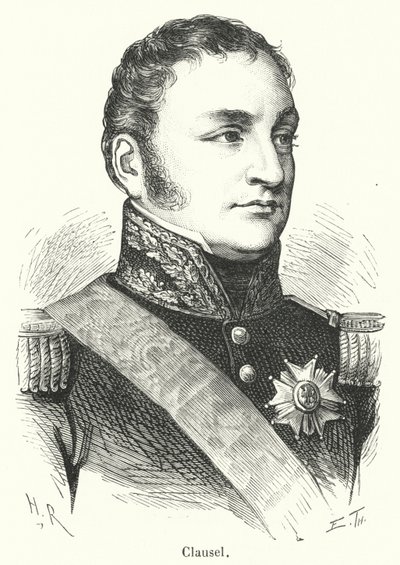 Clausel (Gravur) von French School