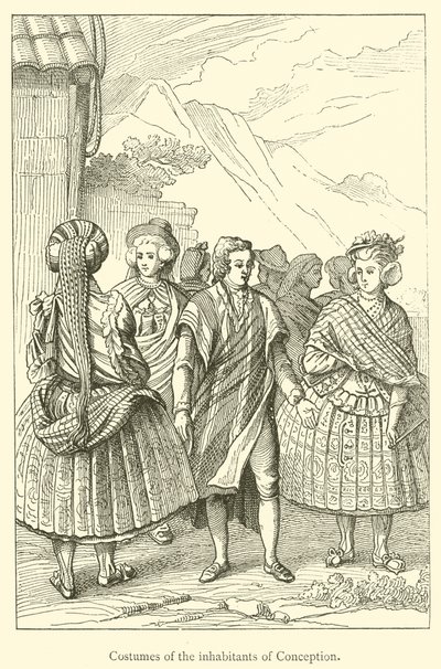 Kostüme der Bewohner von Conception von French School