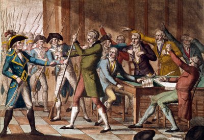 Staatsstreich vom 18. Fructidor (4. September 1797) von French School