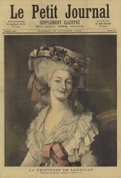Titelblatt von Le Petit Journal, 15. Oktober 1892 von French School