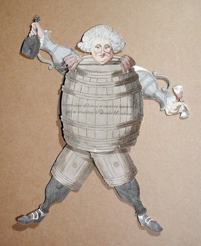 Ausschnitt von Louis Riqueti (1754-95) Vicomte de Mirabeau, ca. 1790 von French School