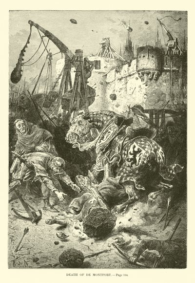 Tod von De Montfort von French School