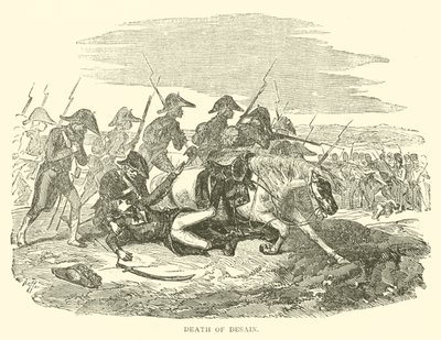 Tod von Desaix (Stich) von French School