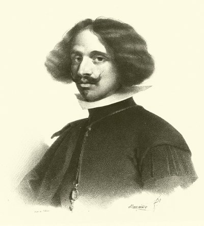 Diego Rodriguez de Silva y Velazquez, Porträt von French School