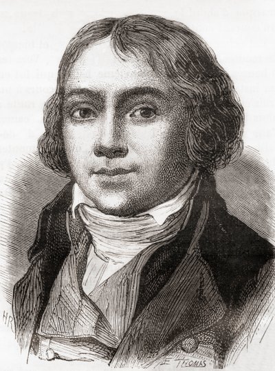 Doktor John Potain, aus Les Merveilles de la Science, veröffentlicht um 1870 (Stich) von French School