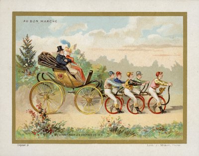 Exzentrische Vintage-Kutsche von French School