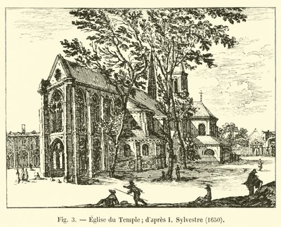 Kirche des Tempels, nach I. Sylvestre, 1650 von French School