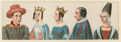 Europäische Mittelalterliche Kostüme von French School