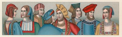 Europa XV-XVI. Jahrhundert Kostüm von French School