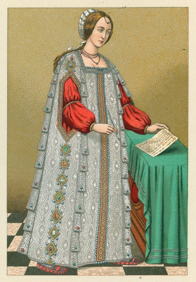Europa XVI. Jahrhundert Kostüm von French School