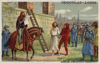 Hinrichtung von Enguerrand de Marigny, Hauptminister von Philipp IV. von Frankreich, 1315 von French School