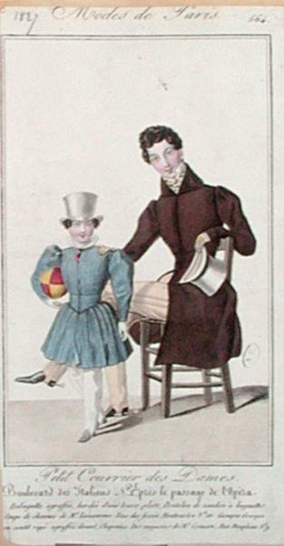 Modeplatte, die Outfits für einen Vater und seinen Sohn darstellt, Werbung für den 