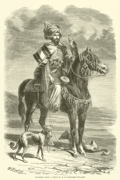 Kurdischer Falkner von French School