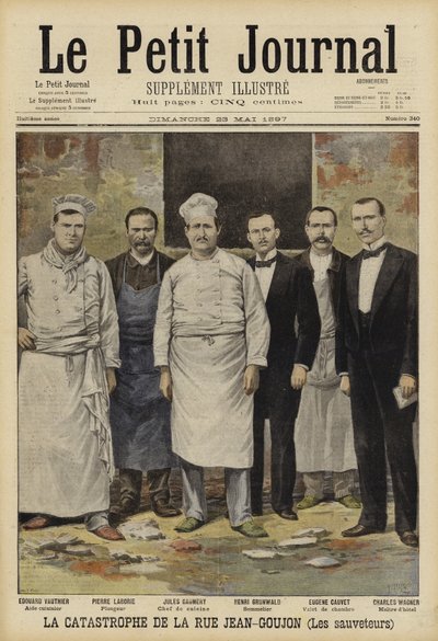 Brand im Bazar de la Charité, Paris, 1897 von French School