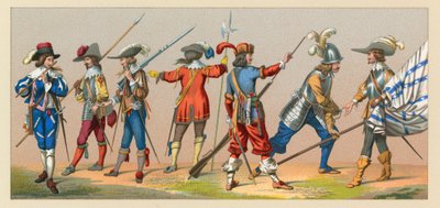 Frankreich XVII-XVIII Jahrhundert Kostüm von French School