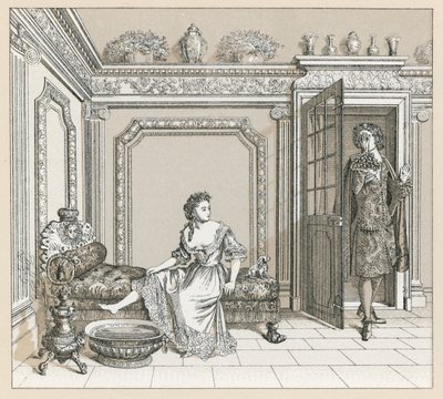 Frankreich XVII. Jahrhundert Kostüm von French School
